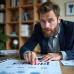 Conseiller automobile analysant les seuils de malus en chevaux-vapeur et CO2 pour 2026 dans un bureau professionnel