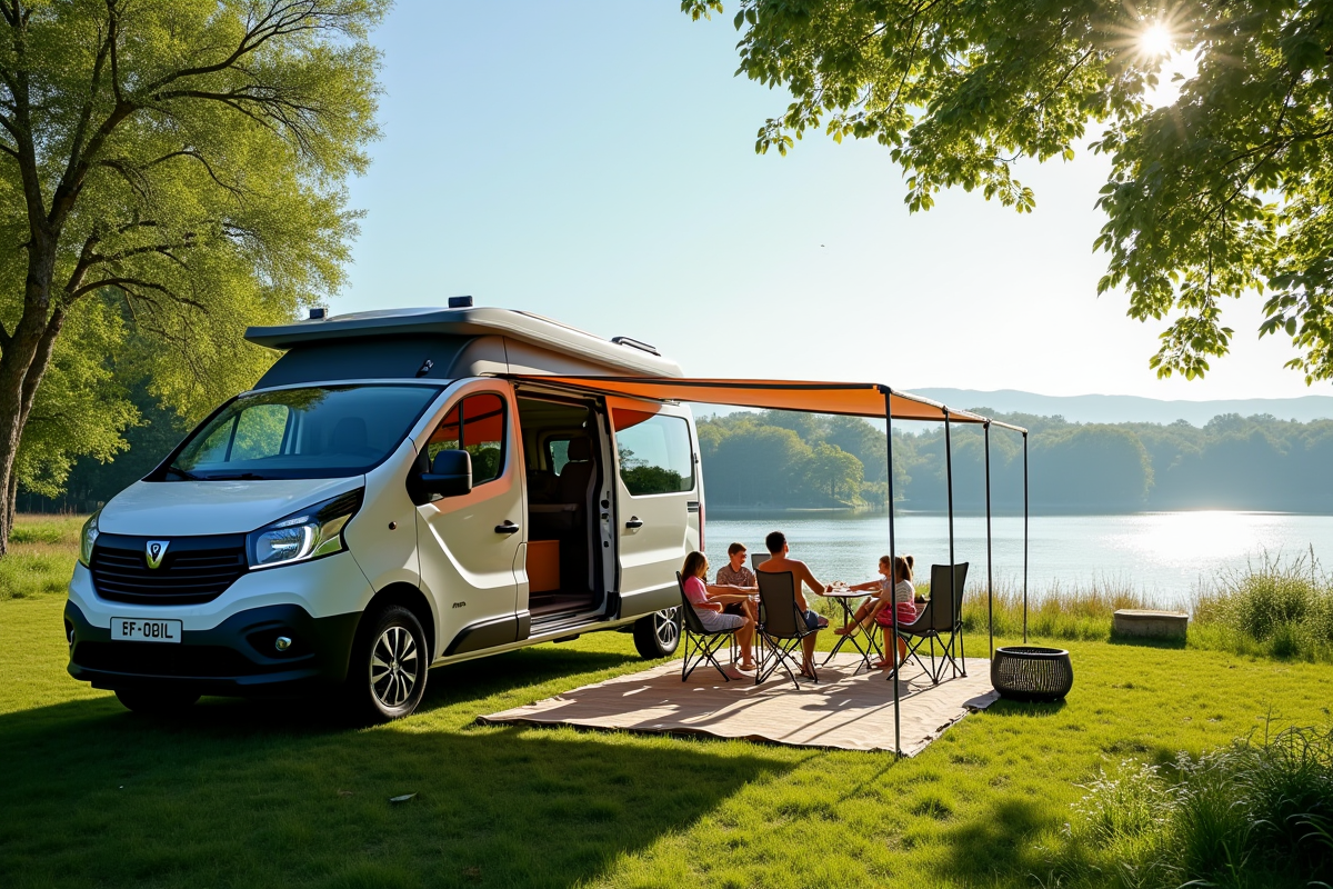 van camping