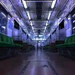 photo of empty train
